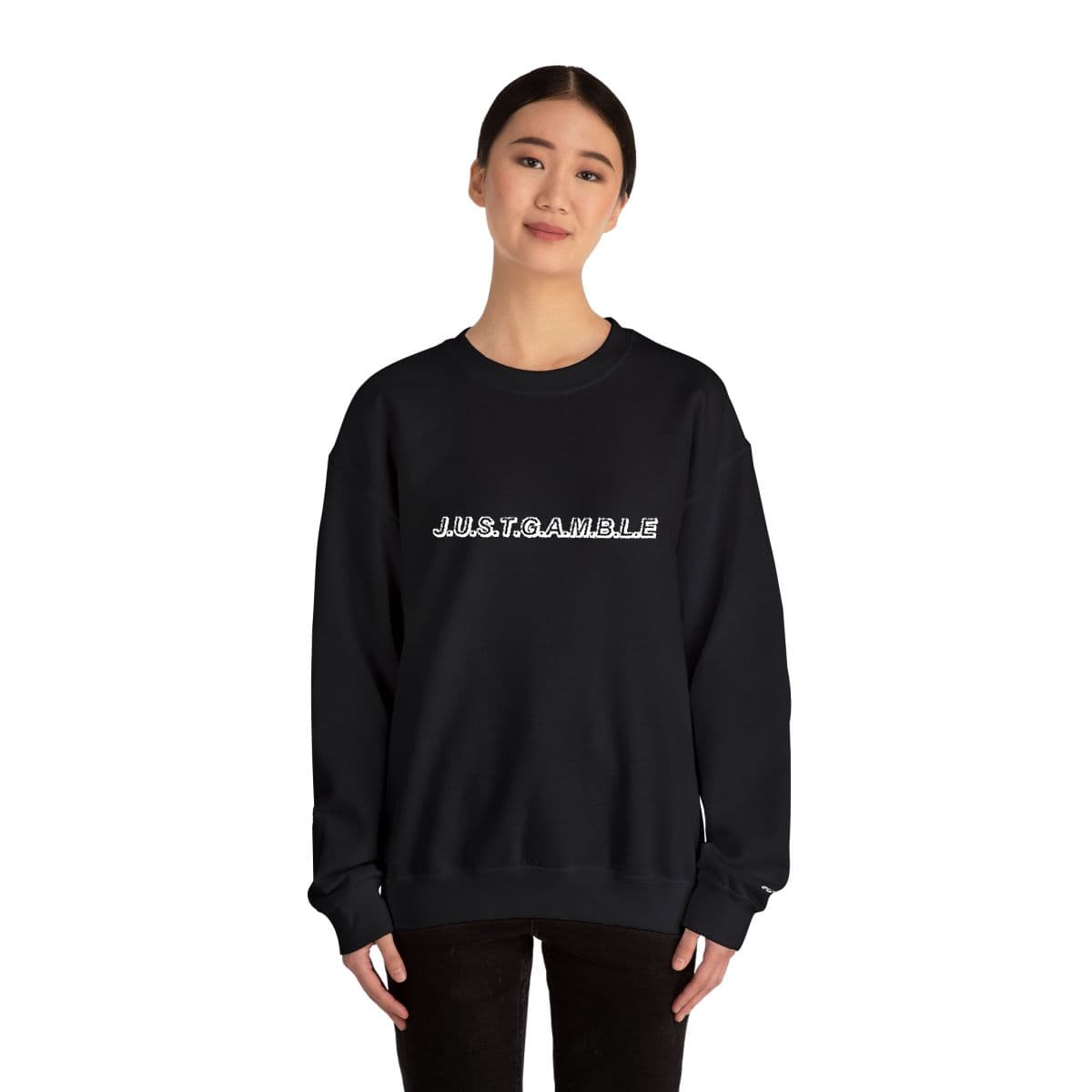 J.U.S.T.G.A.M.B.L.E Premium Embroidered Crewneck detail 2
