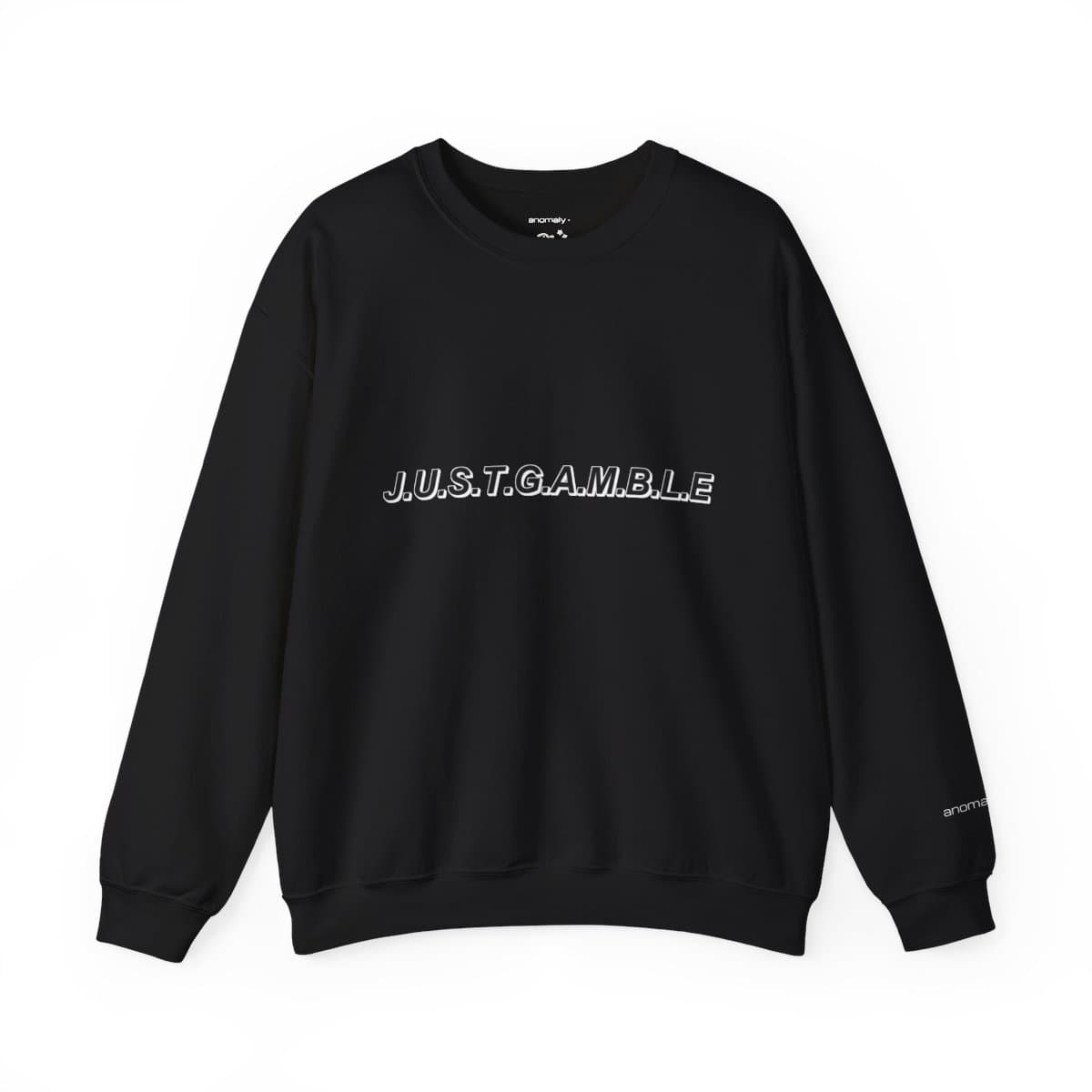 Block Black Crewneck