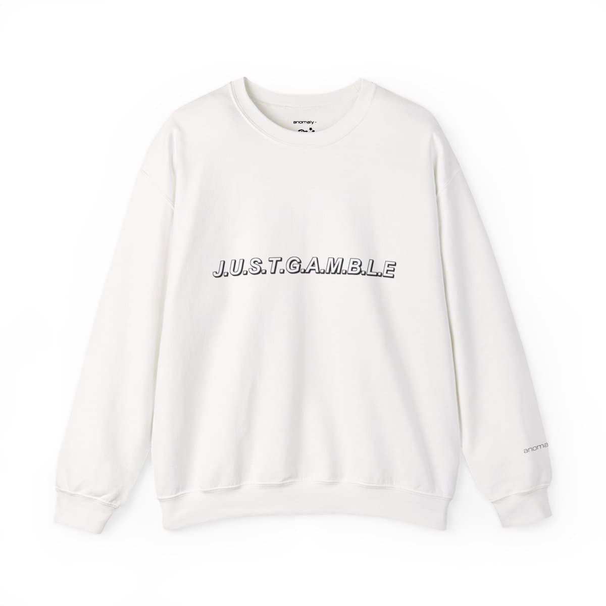 Block White Crewneck