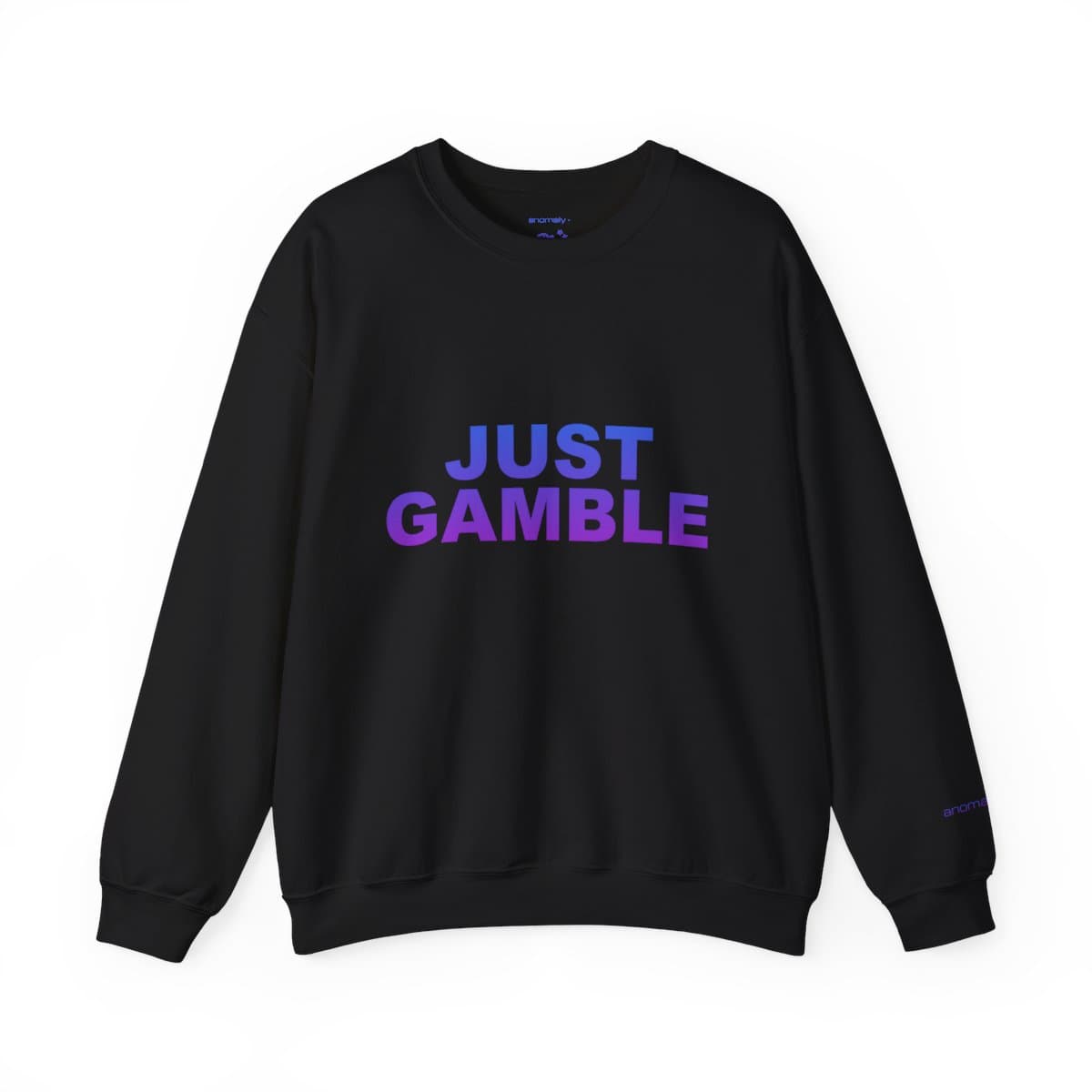 Just Gamble Purple Gradient Crewneck