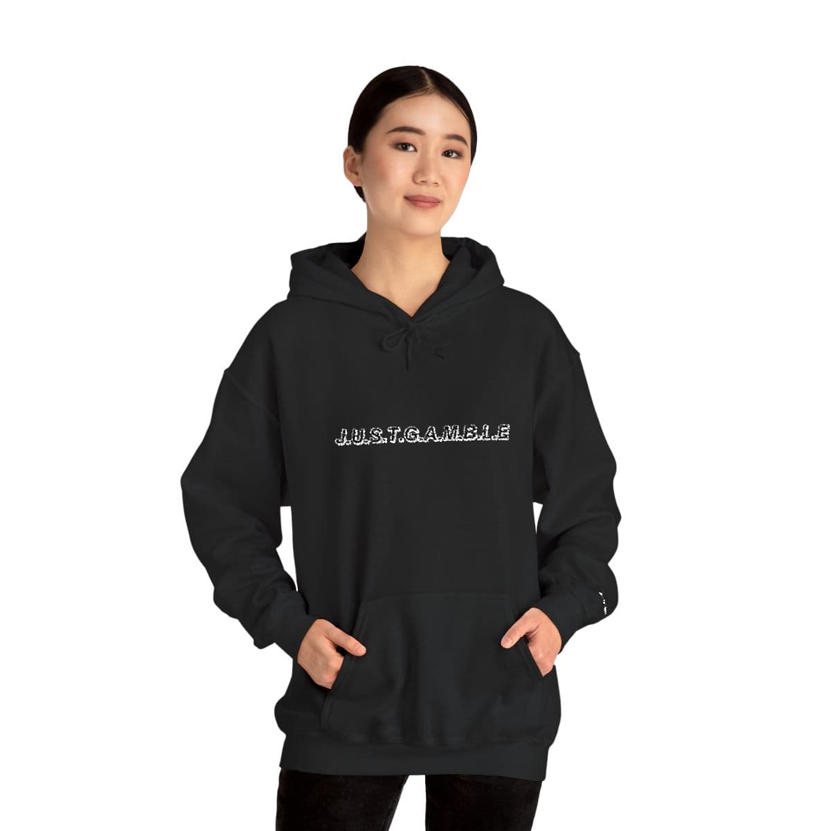 J.U.S.T.G.A.M.B.L.E Premium Embroidered Hoodie detail 2