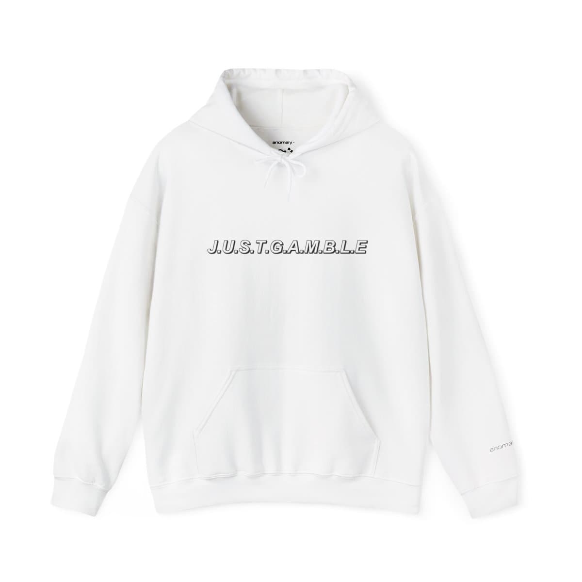 Block White Hoodie