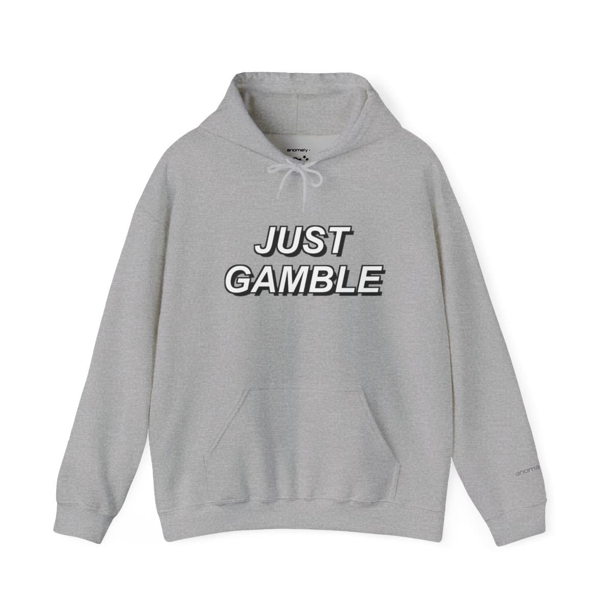 Drop Shadow White Hoodie