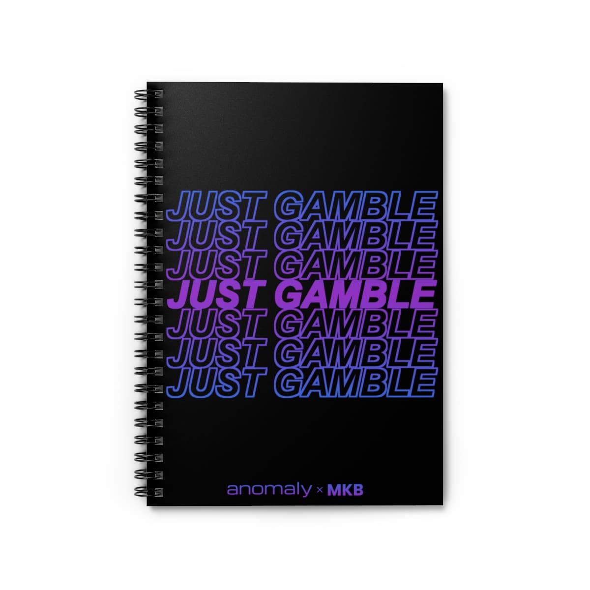 Just Gamble Repeat Gradient Notebook