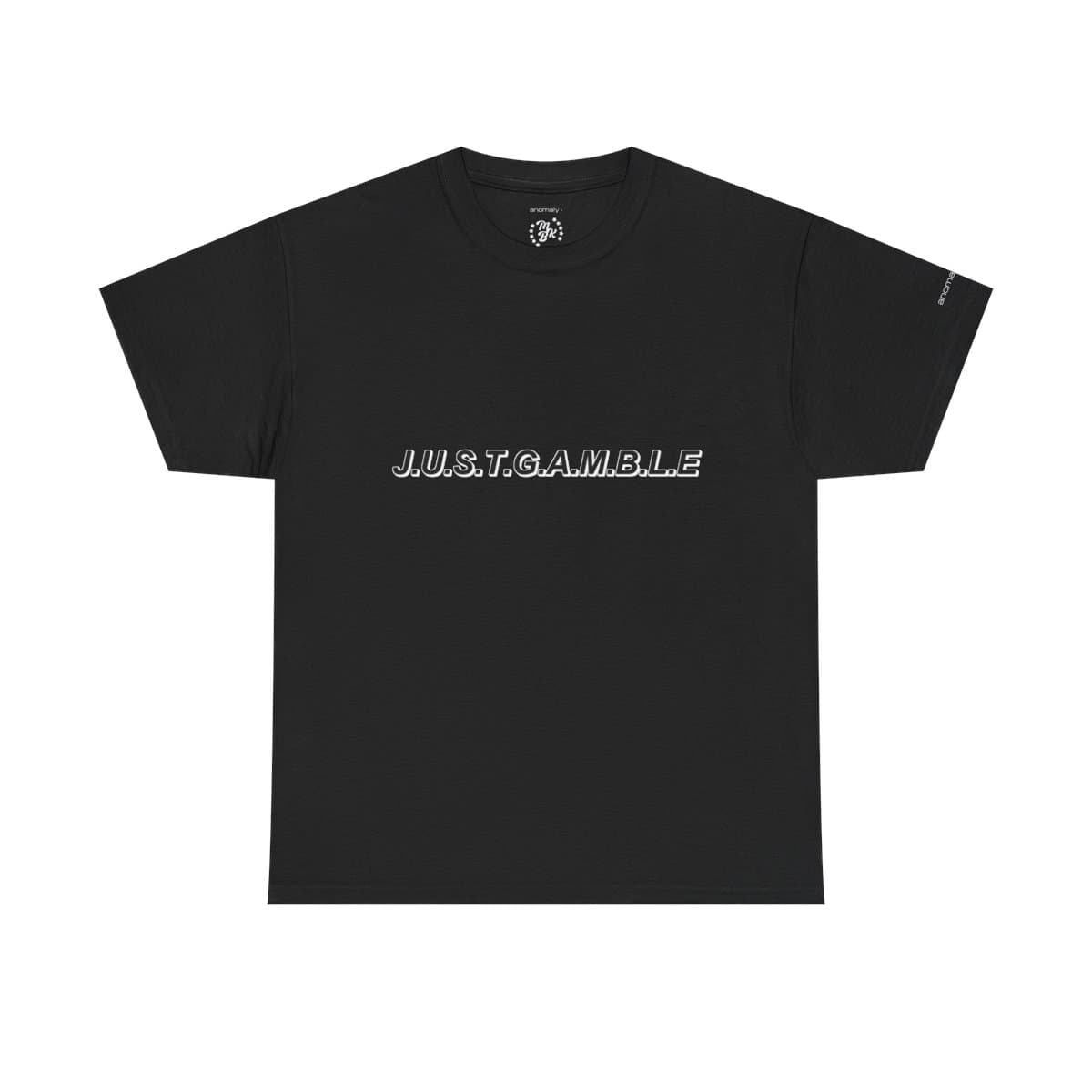 J.U.S.T.G.A.M.B.L.E Block Black Tee