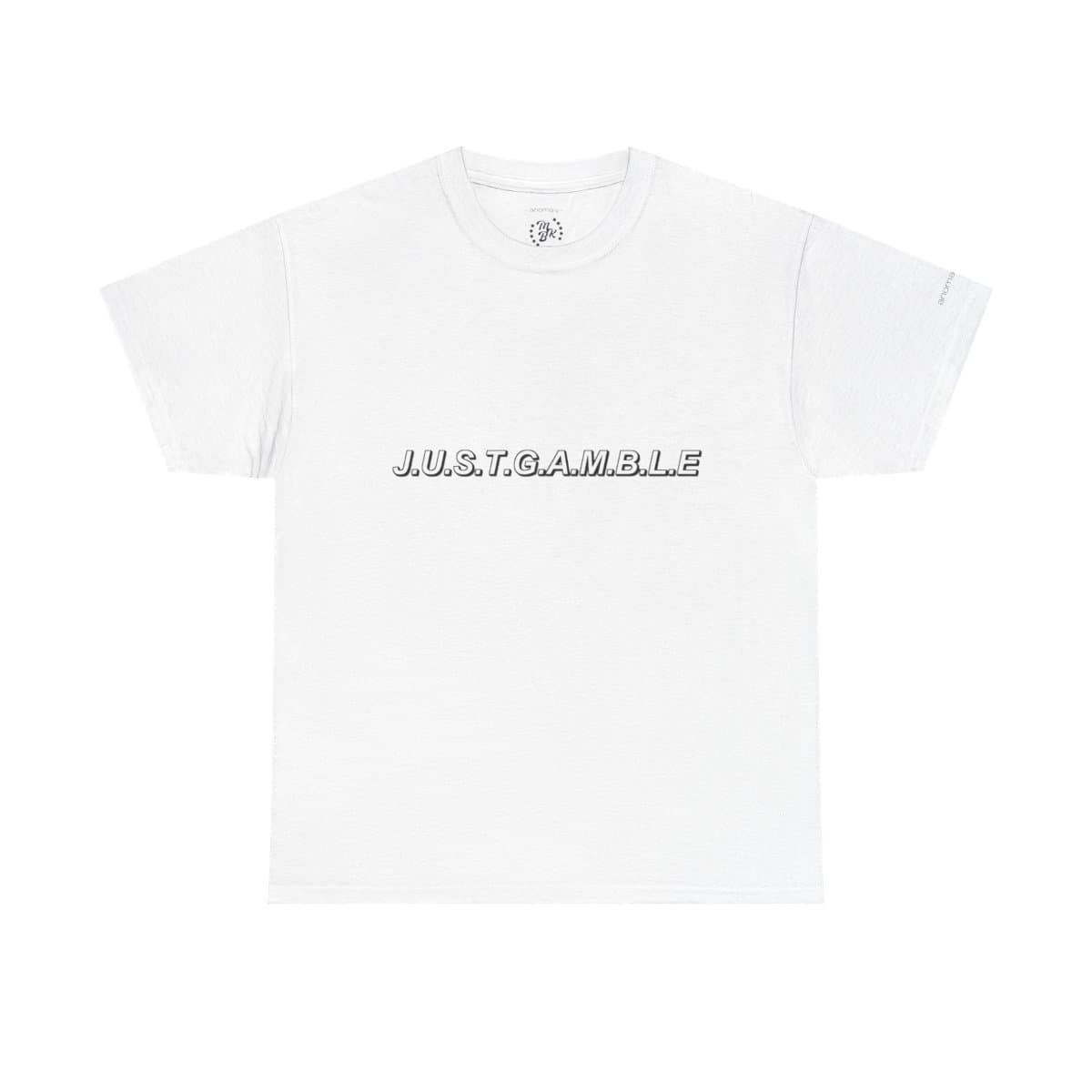 Block White Tee